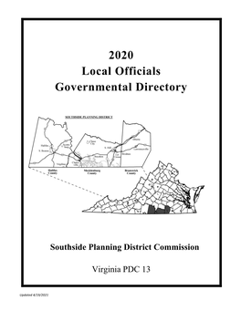 2020 Local Officials Governmental Directory