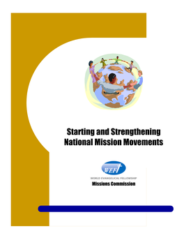 Starting and Strengthening National Mission Movements