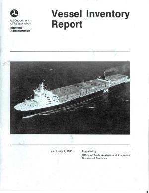 Vessel Inventory Report