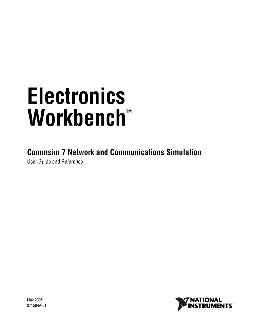 Commsim 7 Network and Communications Simulation User Guide and Reference