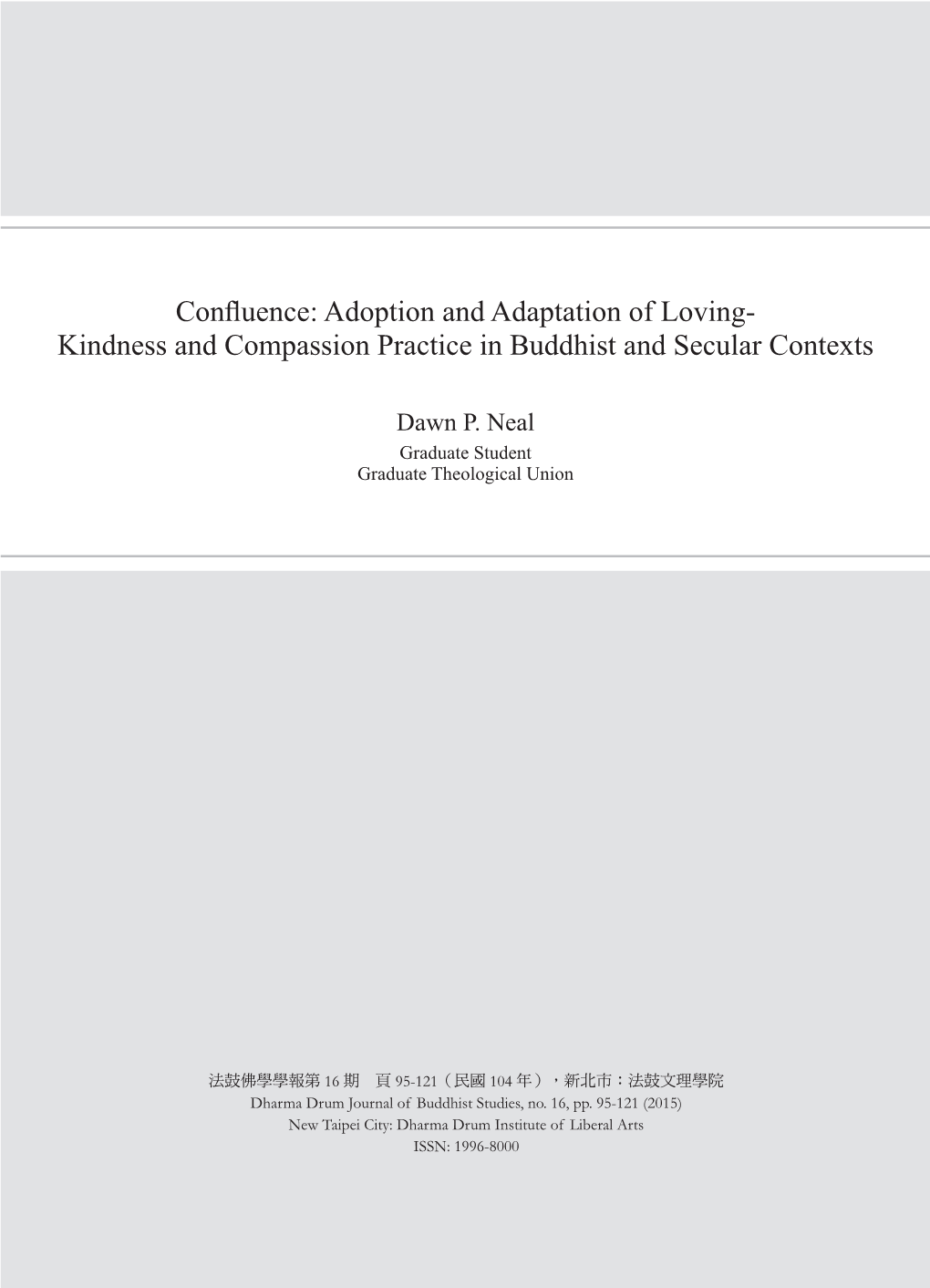 Kindness and Compassion Practice in Buddhist and Secular Contexts