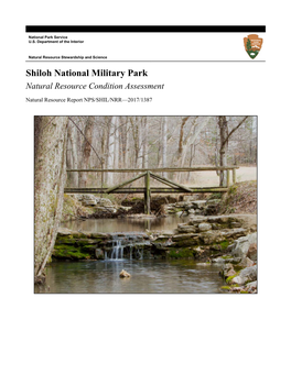 Shiloh National Military Park Natural Resource Condition Assessment