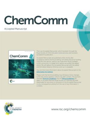 Chemcomm Accepted Manuscript