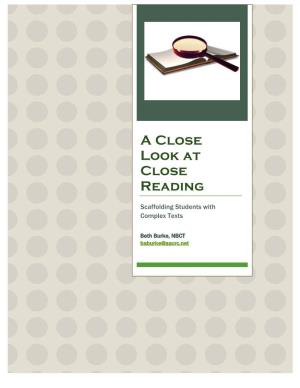 A Close Look at Close Reading (PDF)