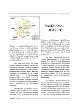 Kandhamal District