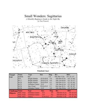Sagittarius a Monthly Beginners Guide to the Night Sky by Tom Trusock