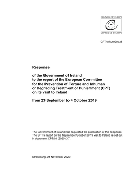 Response of the Government of Ireland to the Report of The