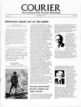 COURIER the National Park Service Newsletter Vol