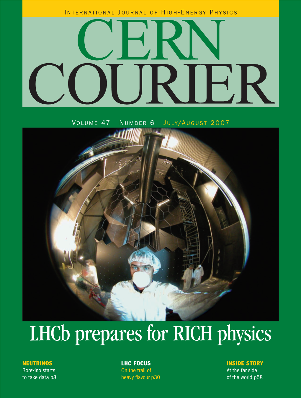 Lhcb Prepares for RICH Physics