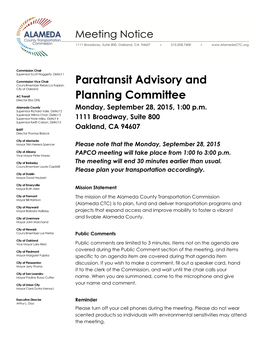 PAPCO Meeting Agenda Pack