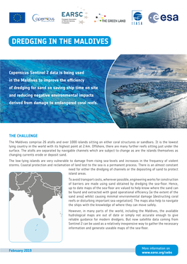 Dredging in the Maldives – How Satellites Can Help