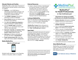 Medlineplus for Health Professionals