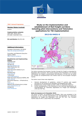 Study on the Implementation and Establishment of Rail Freight