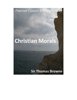 Christian Morals