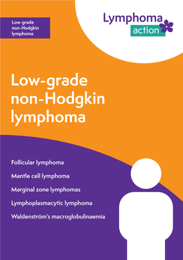 Low-Grade Non-Hodgkin Lymphoma Book