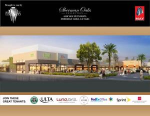 Now Preleasing Sherman Oaks' Newest Retail and Restaurant