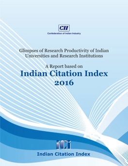 CII Report Based on Indian Citation