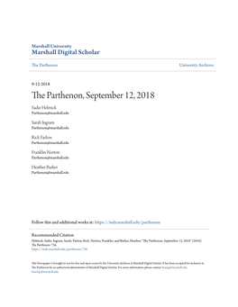 The Parthenon, September 12, 2018