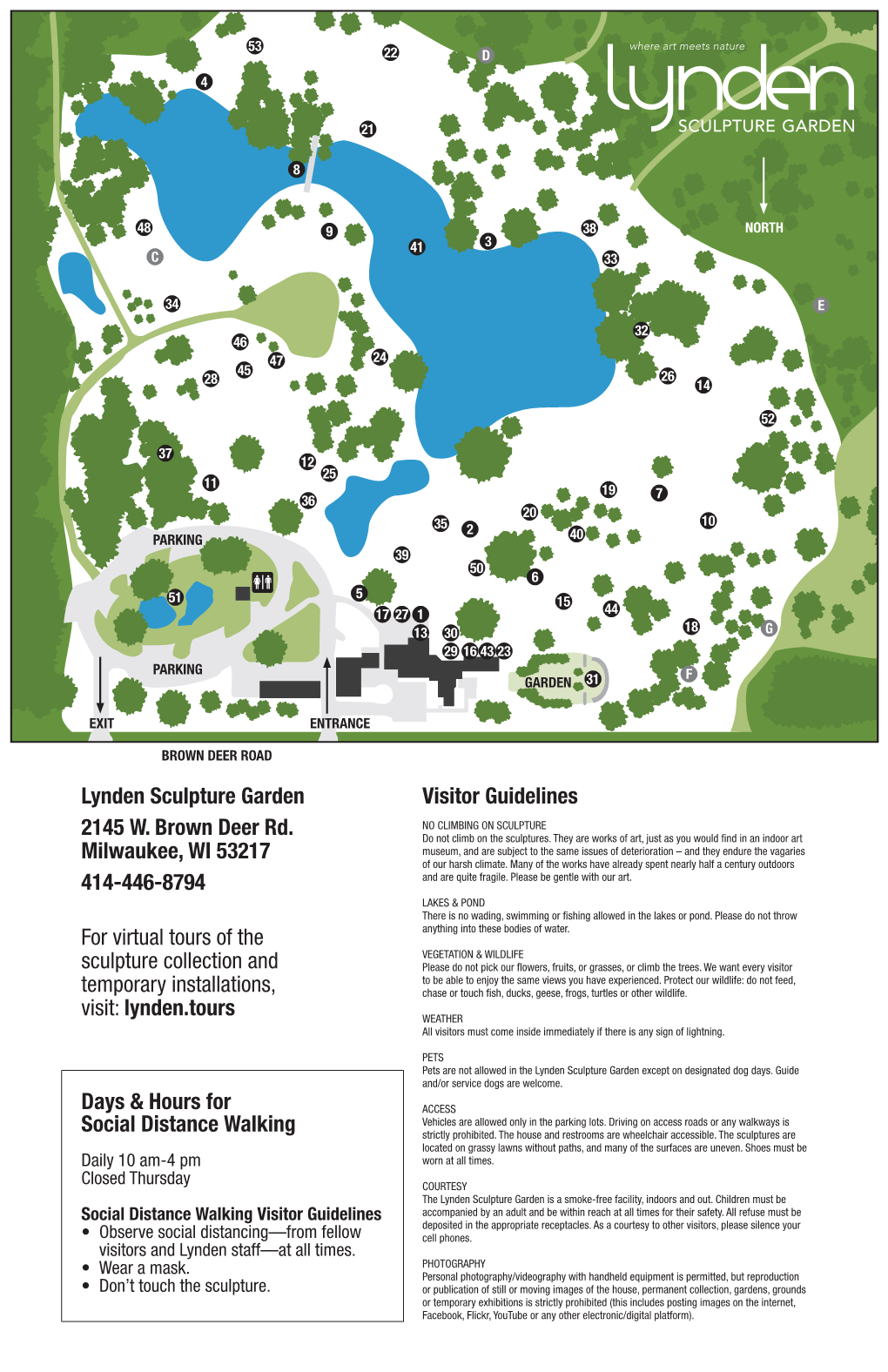 Days & Hours for Social Distance Walking Visitor Guidelines Lynden