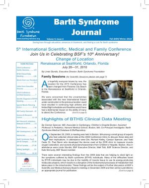 Barth Syndrome Journal