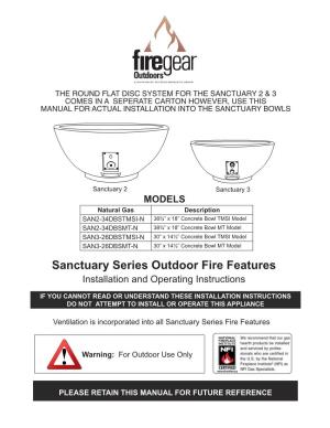 Sanctuary Series 2 and 3 Installation Manual