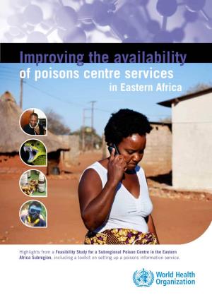 Improving the Availability of Poisons Centre Services in Eastern Africa