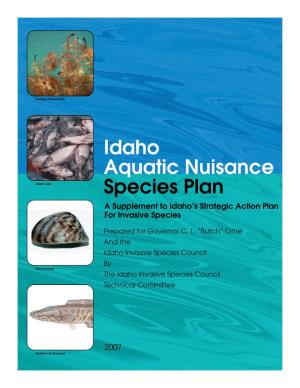 Idaho Aquatic Nuisance Species Plan, 2007