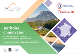 "Territoire D'innovation" De Biovallée