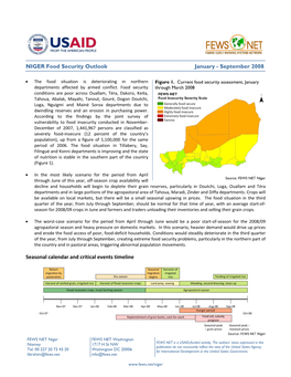 Niger Food Security Outlook, January