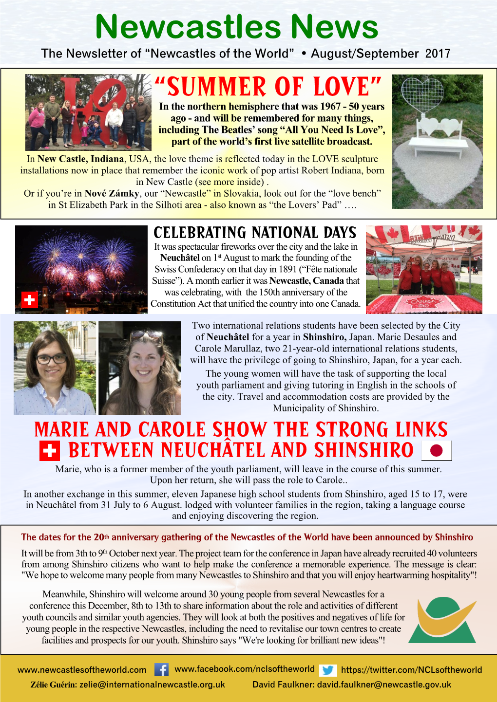 NEWCASTLES NEWSLETTER August