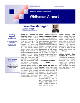 Whiteman Airport Association