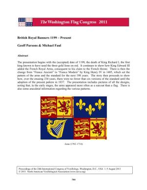 British Royal Banners 1199–Present