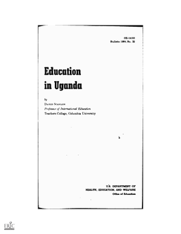 Education in Uganda