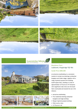 Blackdown Farm Loddiswell, Kingsbridge TQ7 4EA