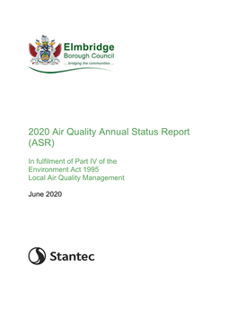 Elmbridge 2020 Air Quality Annual Status Report Final