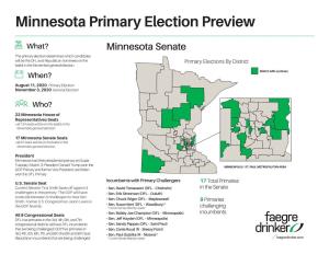 Minnesota Primary Election Preview