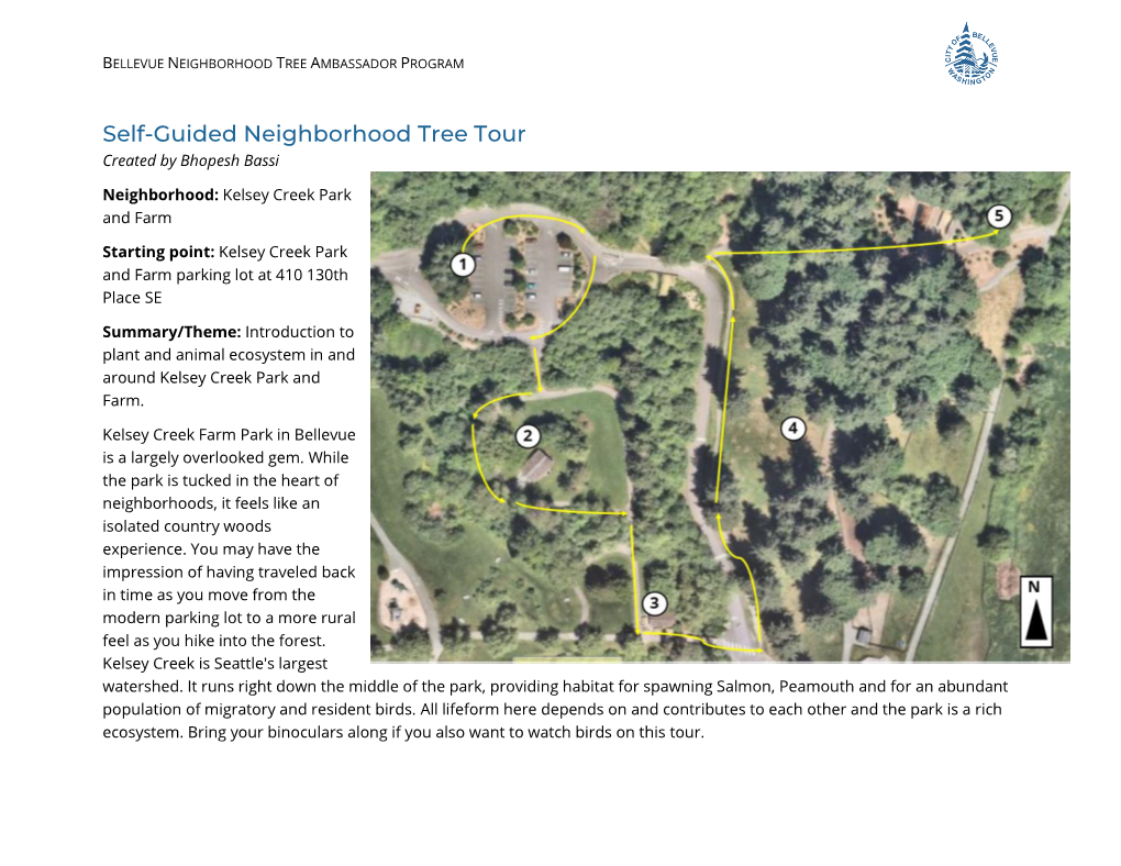 Self-Guided Neighborhood Tree Tour Created by Bhopesh Bassi