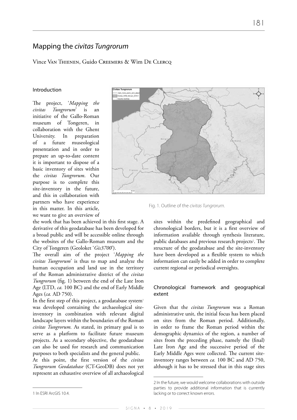 Mapping the Civitas Tungrorum