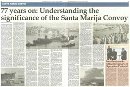 77 Years On: Understanding the Significance of the Santa Marija