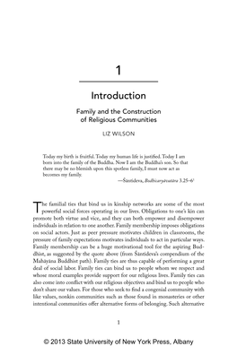 Family in Buddhism in His Chapter “Buddhism” in Women and Families, Ed