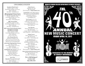 40Th Annual New Music Concert