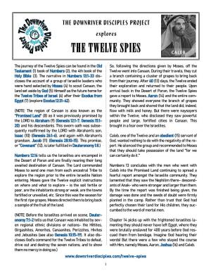 The Twelve Spies Caleb