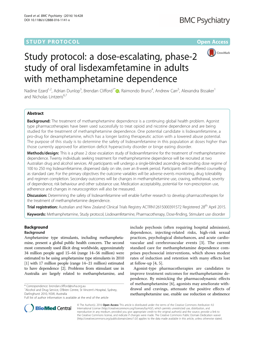 A Dose-Escalating, Phase-2 Study of Oral Lisdexamfetamine