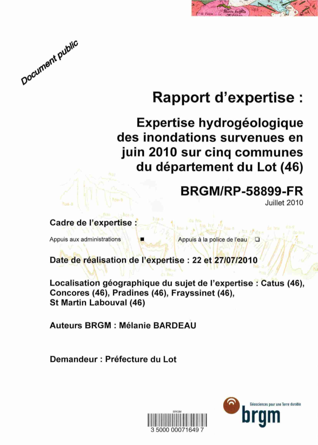D Rapport D'expertise
