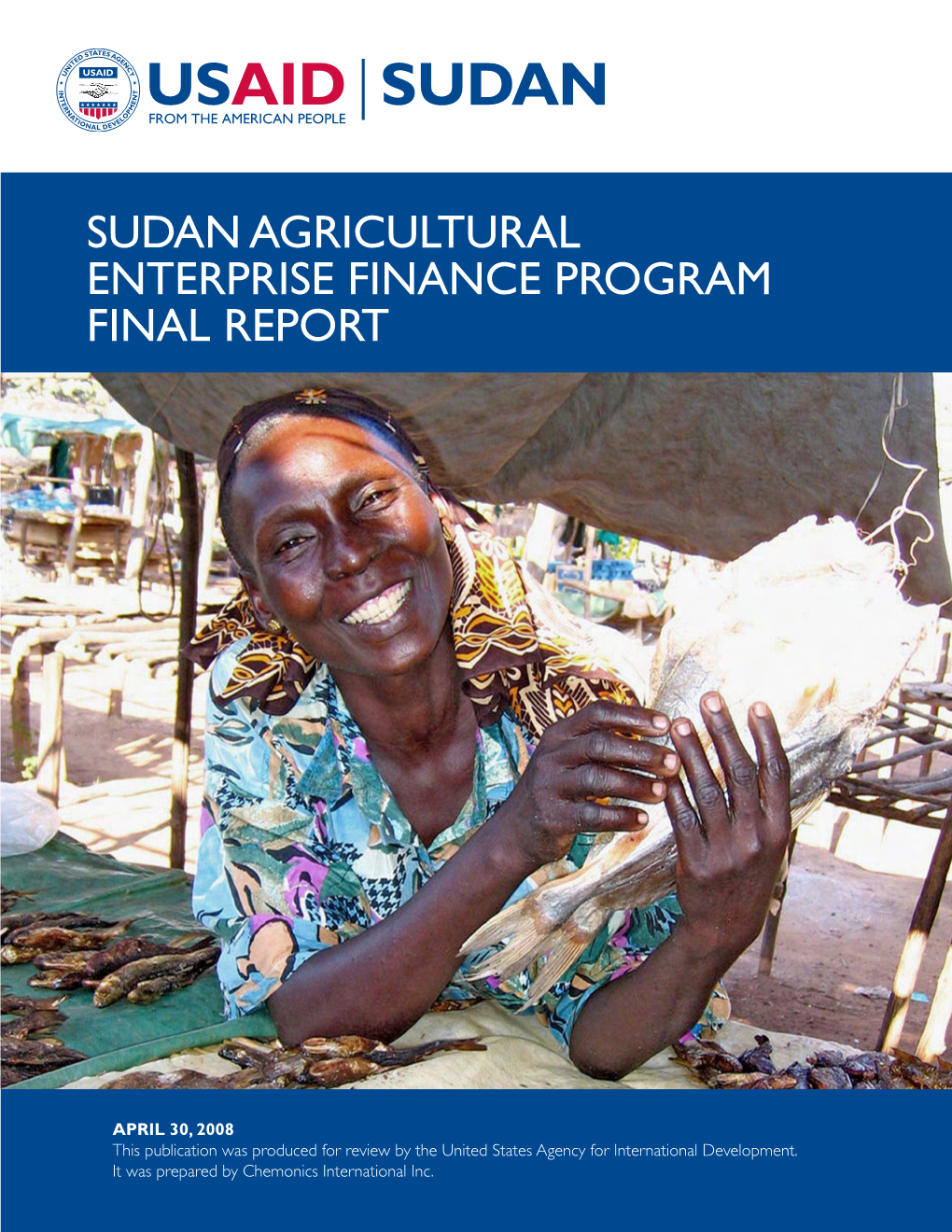 Sudan Agricultural Enterprise Finance Program Final Report