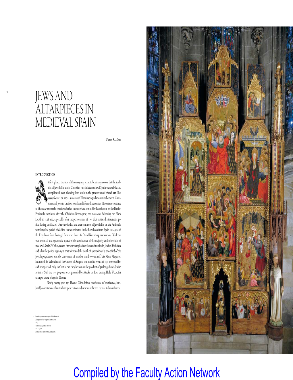 Jews and Altarpieces in Medieval Spain
