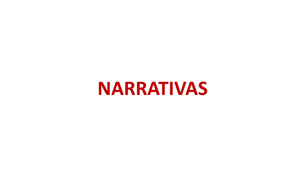 Apresentação Dos Conceitos Narrativos