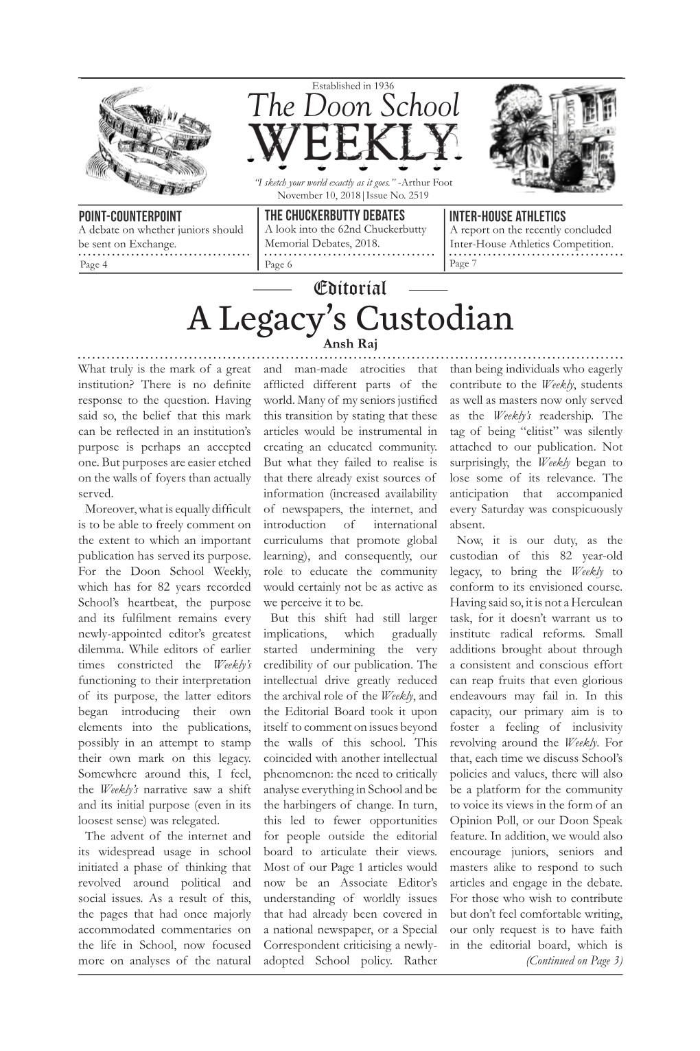 A Legacy's Custodian