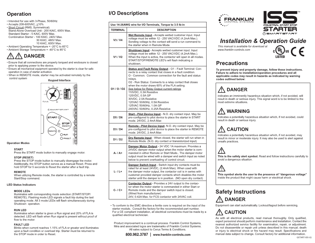 Installation & Operation Guide