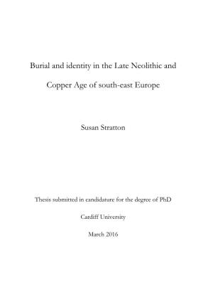 Burial and Identity in the Late Neolithic And